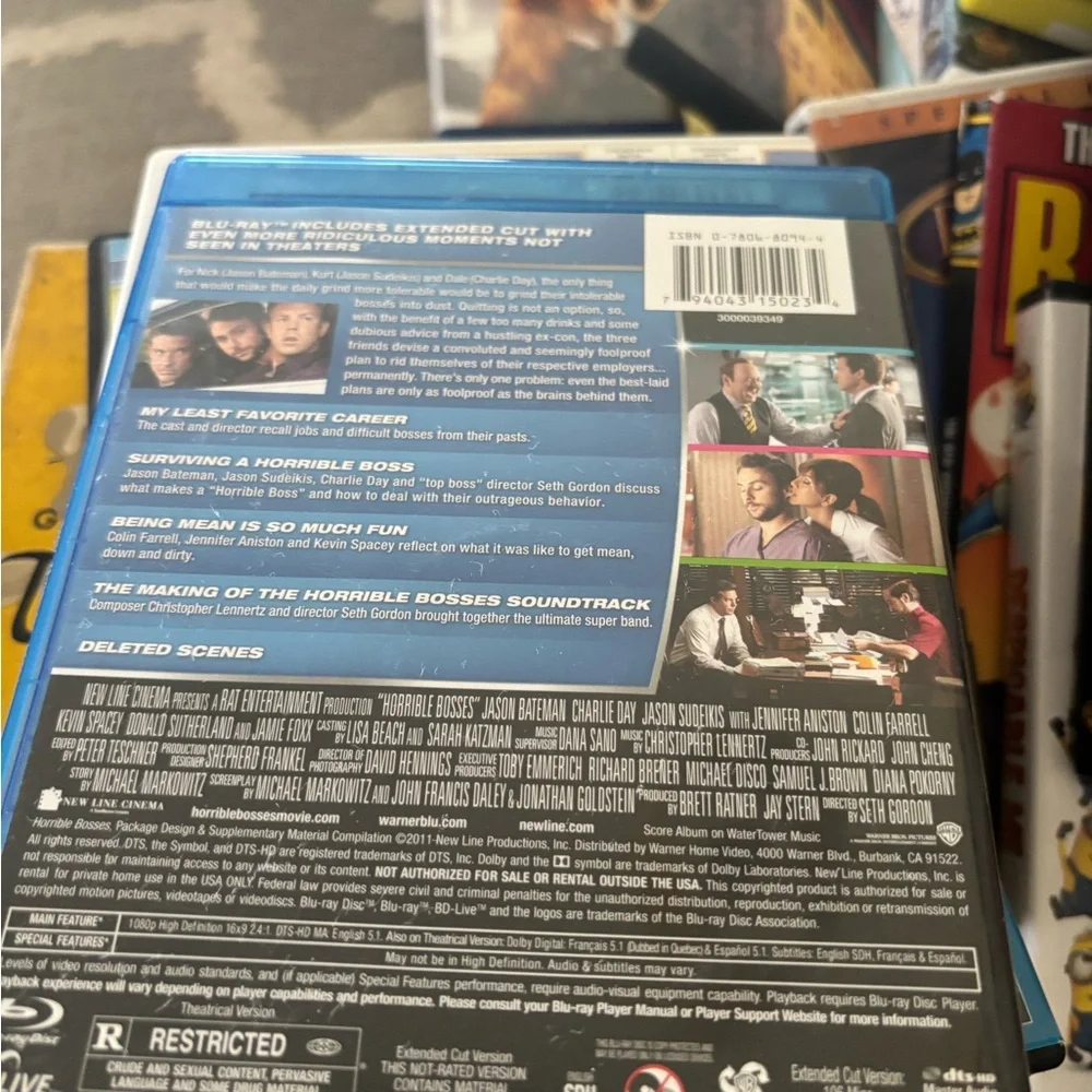 Horrible Bosses DVD